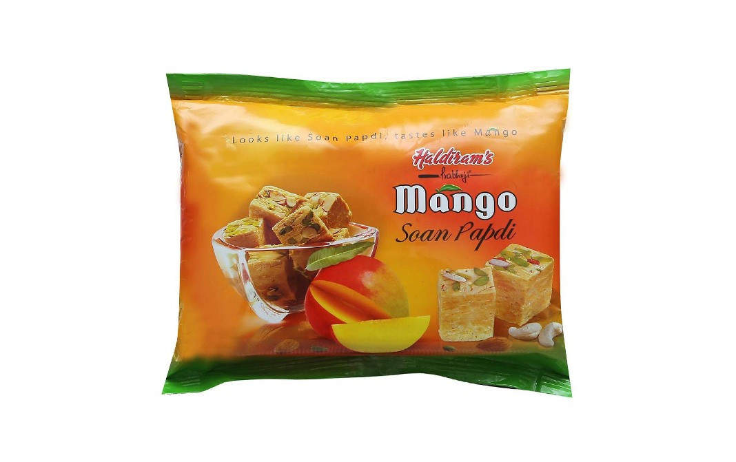 Haldiram's Prabhuji Mango Soan Papdi    Pack  200 grams